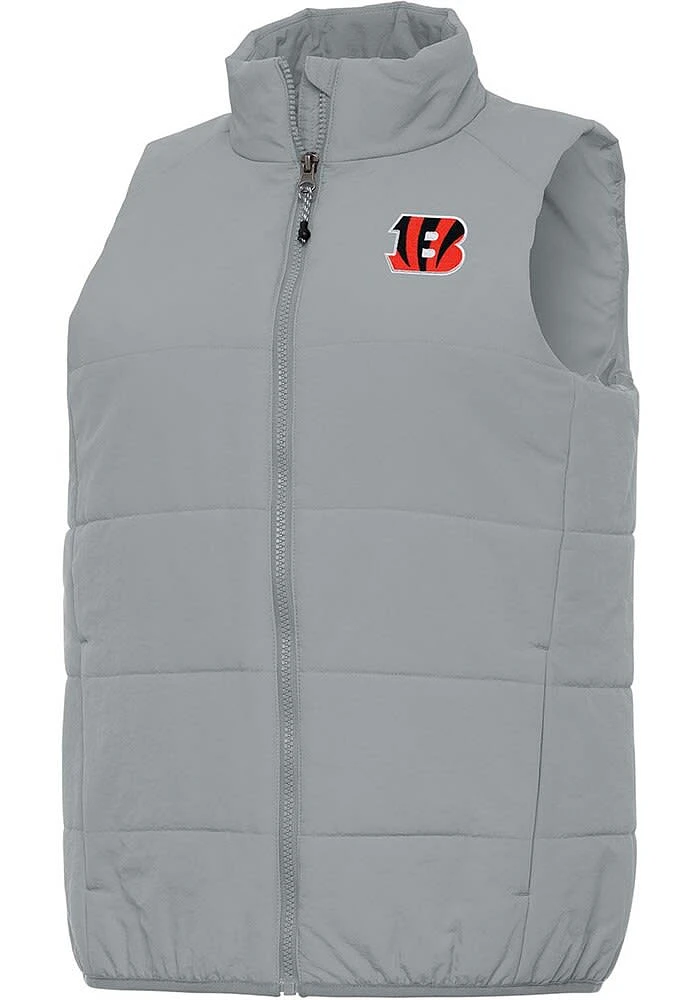 Antigua Cincinnati Bengals Womens Grey Experience Vest