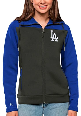 Antigua Los Angeles Dodgers Womens Blue Protect Medium Weight Jacket