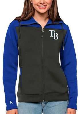 Antigua Tampa Bay Rays Womens Blue Protect Medium Weight Jacket