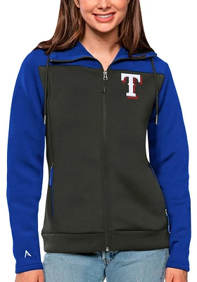 Antigua Texas Rangers Womens Blue Protect Medium Weight Jacket