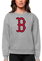Antigua Boston Red Sox Womens Full Front Victory Crew Sweatshirt