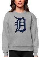 Antigua Detroit Tigers Womens Full Front Victory Crew Sweatshirt