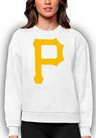 Antigua Pittsburgh Pirates Womens Full Front Victory Crew Sweatshirt
