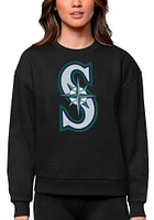 Antigua Seattle Mariners Womens Full Front Victory Crew Sweatshirt