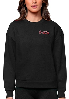 Antigua Atlanta Braves Womens Victory Crew Sweatshirt