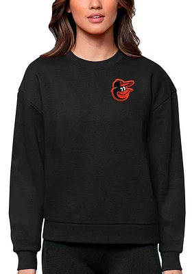 Antigua Baltimore Orioles Womens Victory Crew Sweatshirt