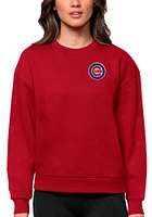 Antigua Chicago Cubs Womens Victory Crew Sweatshirt