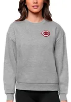 Antigua Cincinnati Reds Womens Victory Crew Sweatshirt