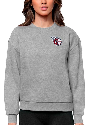 Antigua Cleveland Guardians Womens Victory Crew Sweatshirt