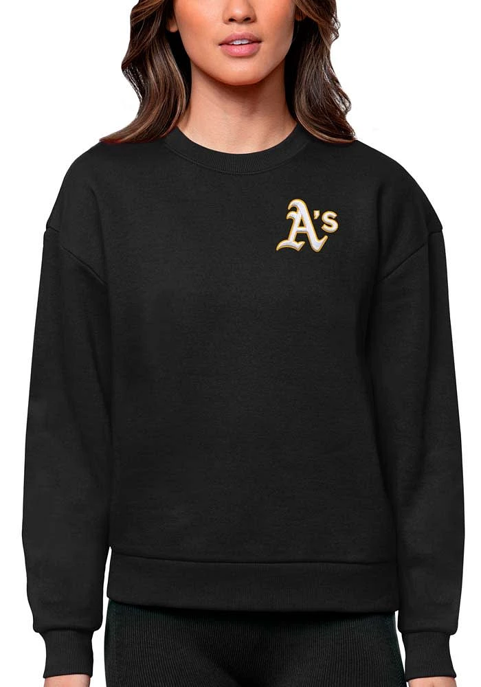 Antigua Oakland Athletics Womens Victory Crew Sweatshirt