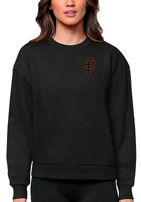 Antigua San Francisco Giants Womens Victory Crew Sweatshirt