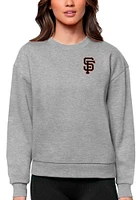 Antigua San Francisco Giants Womens Victory Crew Sweatshirt