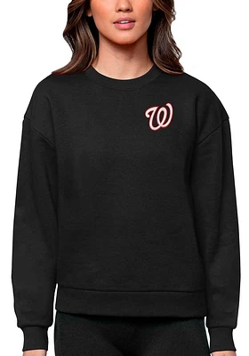 Antigua Washington Nationals Womens Victory Crew Sweatshirt