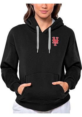Antigua New York Mets Womens Victory Hooded Sweatshirt