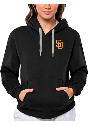 Antigua San Diego Padres Womens Victory Hooded Sweatshirt