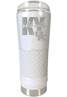 Kentucky Wildcats 24 oz Opal Stainless Steel Tumbler - White