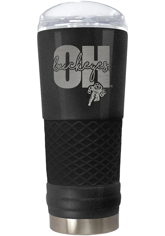 Ohio State Buckeyes 24 oz Onyx Stainless Steel Tumbler - Black