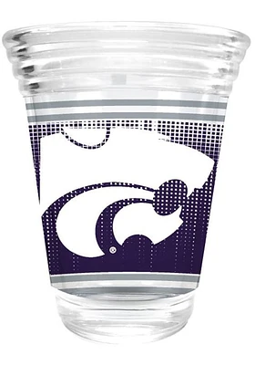 K-State Wildcats 2oz Round Shot Shot Glass