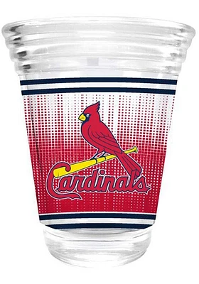 St Louis Cardinals 2oz Round Shot Shot Glass