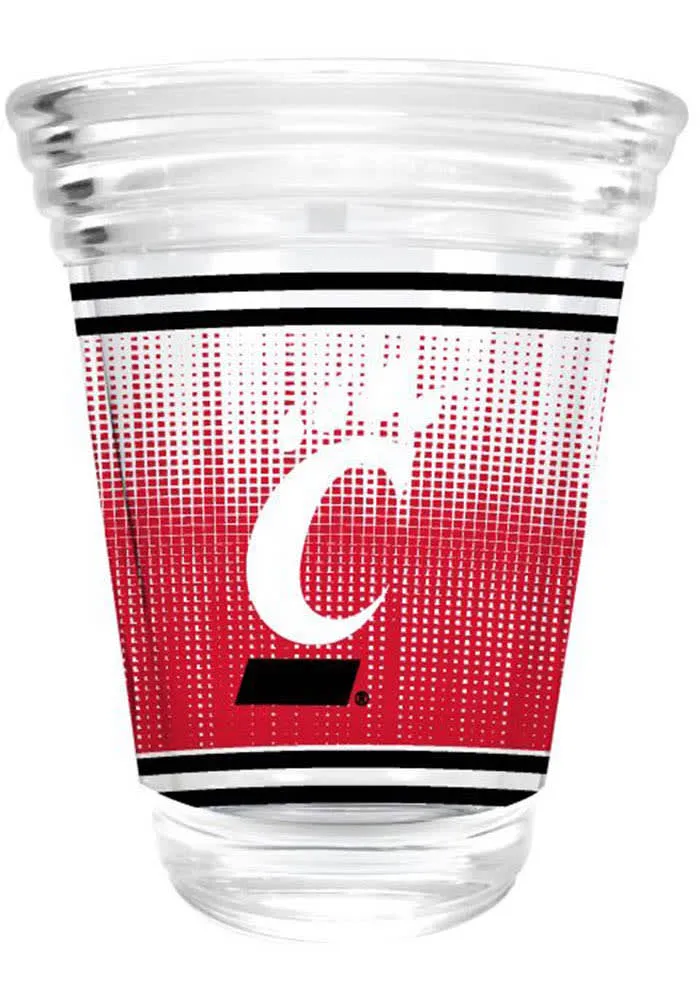 Cincinnati Bearcats 2oz Round Shot Shot Glass