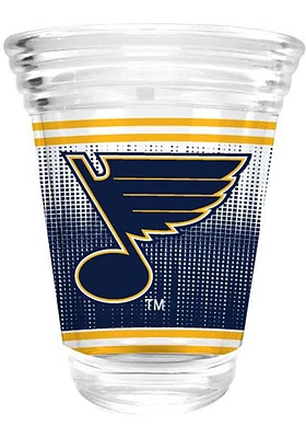 St Louis Blues 2oz Round Shot Shot Glass