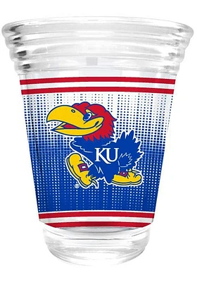 Kansas Jayhawks 2oz Round Shot Shot Glass