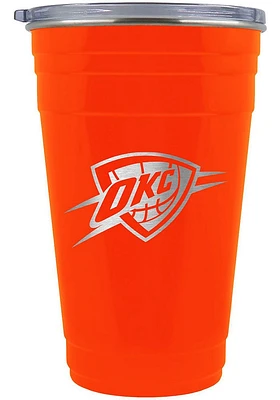 Oklahoma City Thunder 22oz Tailgate Stainless Steel Tumbler - Orange