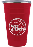 Philadelphia 76ers 22oz Tailgate Stainless Steel Tumbler - Red