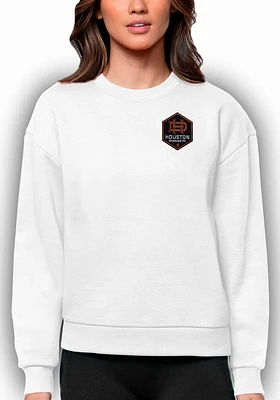 Antigua Houston Dynamo Womens Victory Crew Sweatshirt