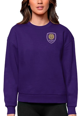 Antigua Orlando City SC Womens Victory Crew Sweatshirt