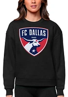 Antigua FC Dallas Womens Full Front Victory Crew Sweatshirt