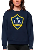 Antigua LA Galaxy Womens Navy Blue Full Front Victory Crew Sweatshirt