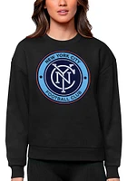 Antigua New York City FC Womens Full Front Victory Crew Sweatshirt