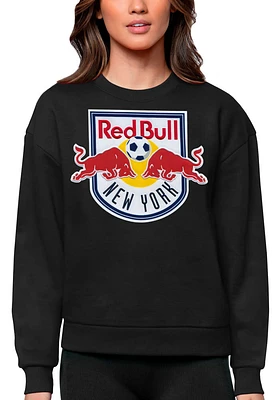 Antigua New York Red Bulls Womens Full Front Victory Crew Sweatshirt