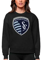 Antigua Sporting Kansas City Womens Full Front Victory Crew Sweatshirt