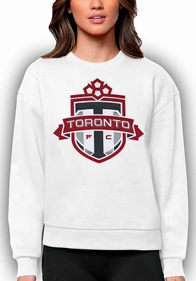 Antigua Toronto FC Womens Full Front Victory Crew Sweatshirt