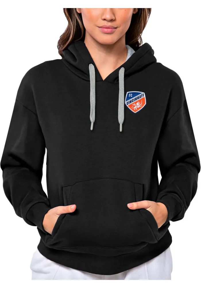 Antigua FC Cincinnati Womens Victory Hooded Sweatshirt