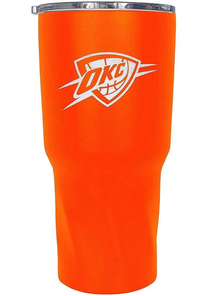 Oklahoma City Thunder 30oz Twist Stainless Steel Tumbler - Orange