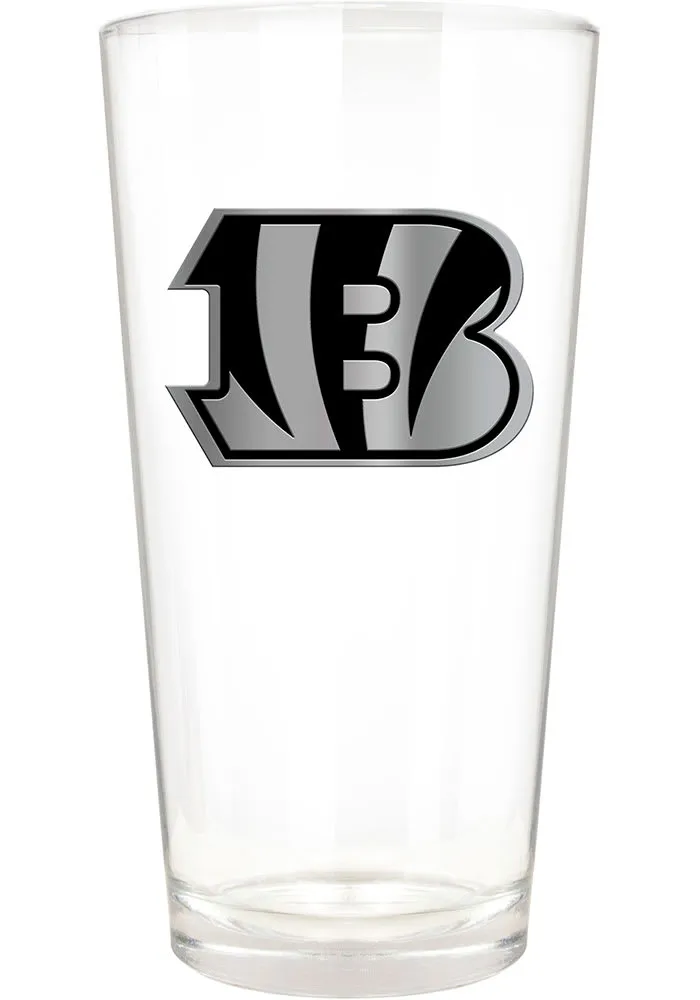 Cincinnati Bengals 16oz Stealth Logo Pint Glass