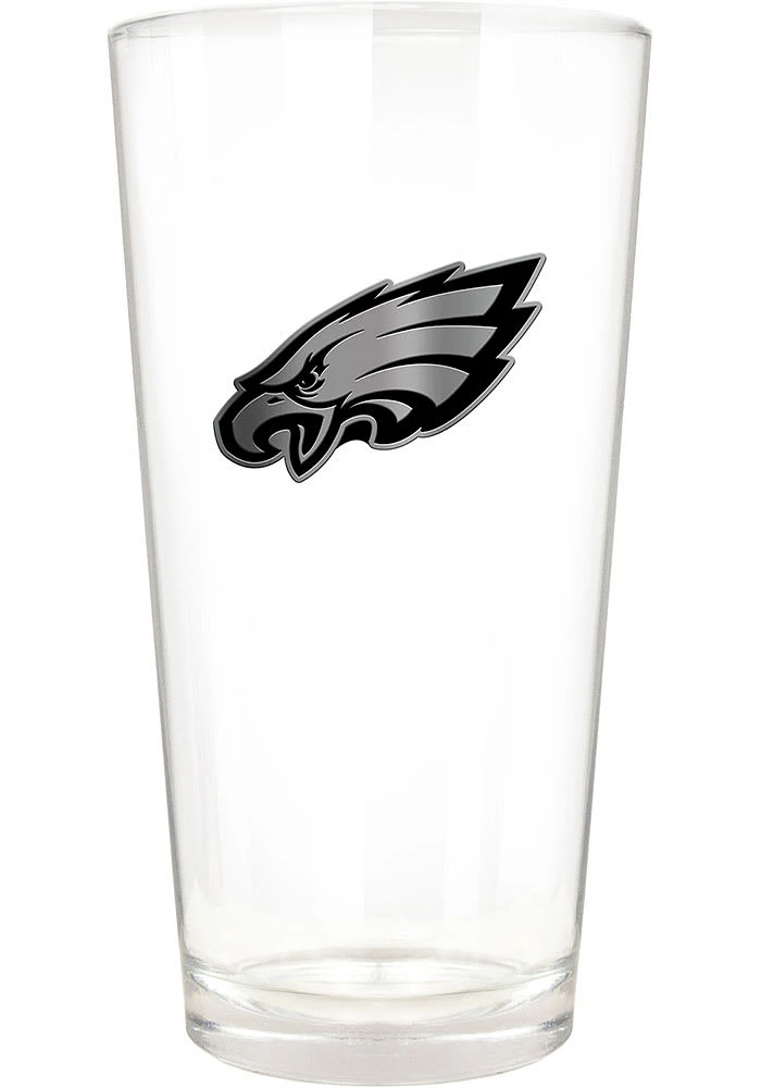 Philadelphia Eagles 16oz Stealth Logo Pint Glass - White