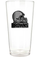 Cleveland Browns 16oz Stealth Logo Pint Glass - Brown