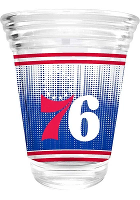 Philadelphia 76ers 2oz Round Shot Glass