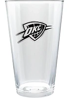 Oklahoma City Thunder 16oz Stealth Metal Emblem Pint Glass - Grey