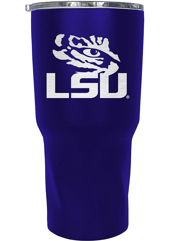 LSU Tigers 30oz Twist Logo Stainless Steel Tumbler - Purple