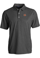 Cutter and Buck Cincinnati Bengals Pike Symmetry Big Tall Polo