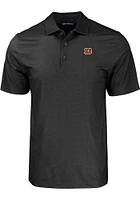 Cutter and Buck Cincinnati Bengals Pike Eco Geo Print Big Tall Polo