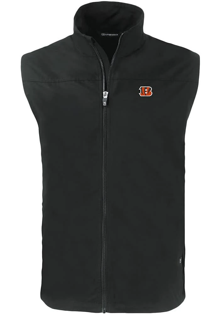 Cutter and Buck Cincinnati Bengals Big Tall Charter Mens Vest