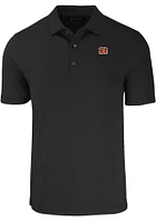 Cutter and Buck Cincinnati Bengals Mens Forge Recycled Short Sleeve Polo