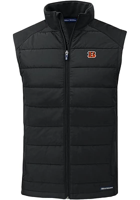 Cutter and Buck Cincinnati Bengals Mens Evoke Sleeveless Jacket