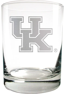 Kentucky Wildcats 14oz Laser Etch Rock Glass